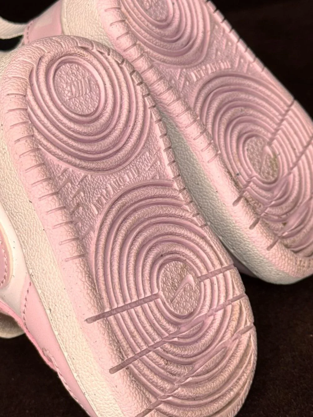 Nike Court Borough Low Recraft Toddler Sneakers White Pink Foam 2C